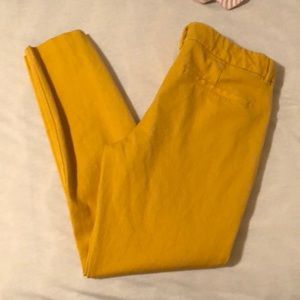 Mustard Pixie Pants from Old Navy